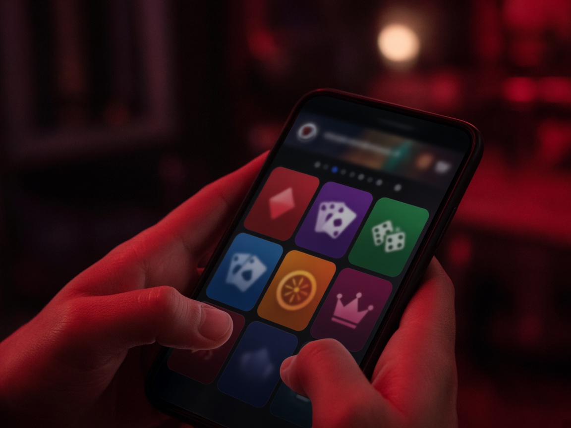 Interfaccia mobile del palinsesto e della sala scommesse