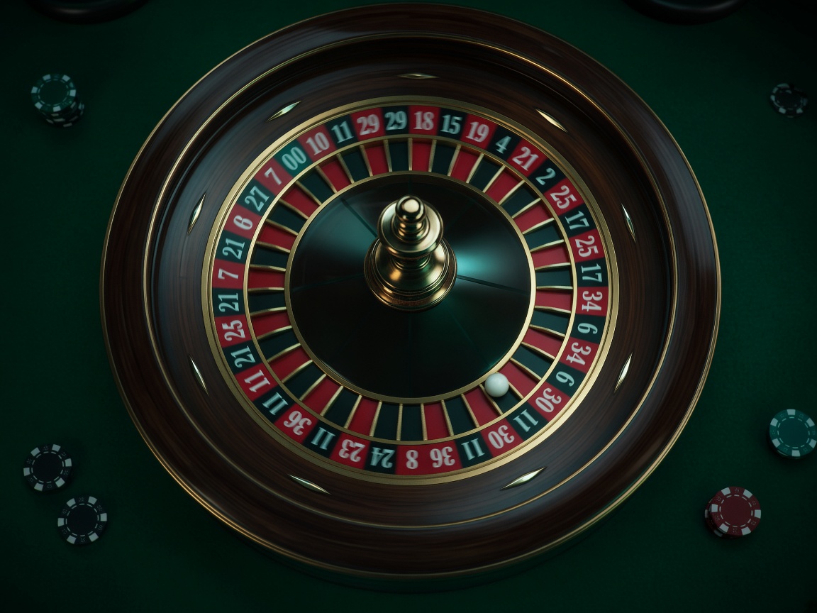 Tavolo da gioco con puntate in fiche
