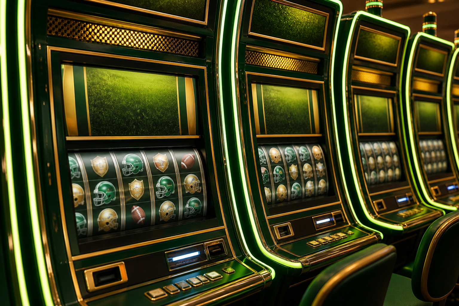 Slot verde-oro n1 bet slots, palette da campo dopo il fischio finale